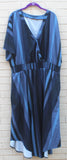 Bloomchic Size 26 Blue Striped Dress