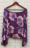 Free People Size Small Floral Top