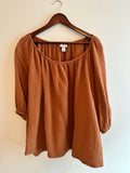 Ava & Viv Burnt Orange Top