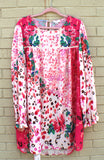 Chic Soul 2XL Pink Printed Minidress