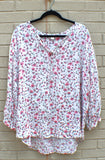 Caslon XL Floral Long Sleeve Top