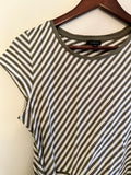 Talbots Side Tie Striped Dress