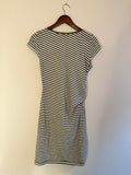 Talbots Side Tie Striped Dress