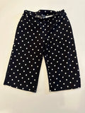 Ashley Blue Polka Dot Cropped Pants