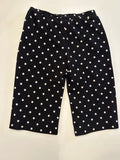 Ashley Blue Polka Dot Cropped Pants