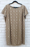 Lauren Ralph Lauren 3x Snakeskin Dress