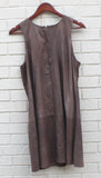 Vince Brown Suede Dress