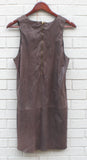 Vince Brown Suede Dress