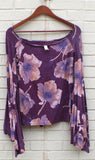 Free People Size Small Floral Top