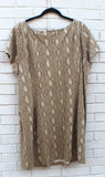 Lauren Ralph Lauren 3x Snakeskin Dress