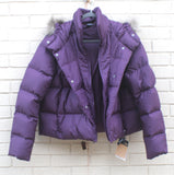 North Face Size XL Purple Puff Coat