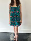 Show Me Your Mumu floral mini dress green